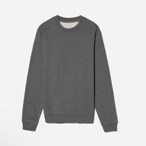 37. Everlane $68 THE TRACK CREWNECK SWEATSHIRT in grey